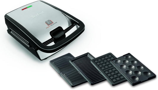 Tefal Snack Collection 4-er Set SW854D, Kombigerät, Inklusive 4 antihaftbeschich