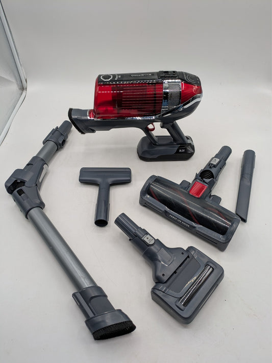 Rowenta Akku-Staubsauger X-Force 11.60 Animal Care RH9878, Schwarz/Rot