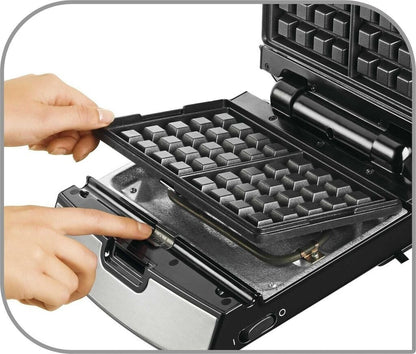 Tefal Snack Collection 4-er Set SW854D, Kombigerät, Inklusive 4 antihaftbeschich