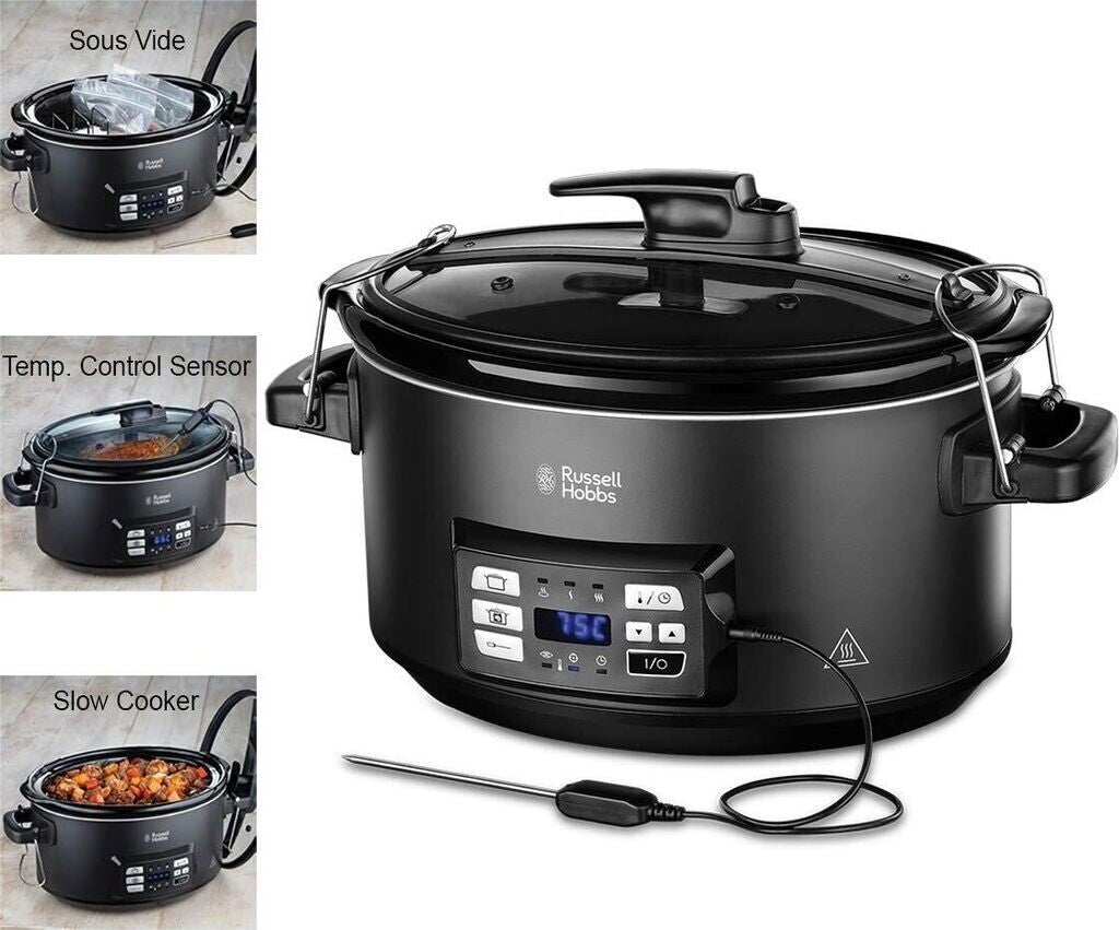 Russell Hobbs Multikocher 3-in-1 Slow Cooker, Sous Vide, Bräter