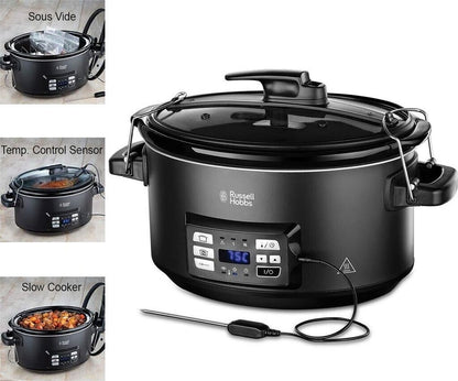 Russell Hobbs Multikocher 3-in-1 Slow Cooker, Sous Vide, Bräter
