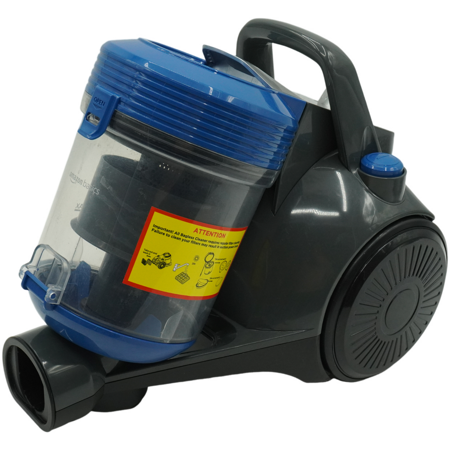 Amazon Basics Zylinder-Staubsauger, leistungsstark HEPA-Filter, 700 W, 2.0 L