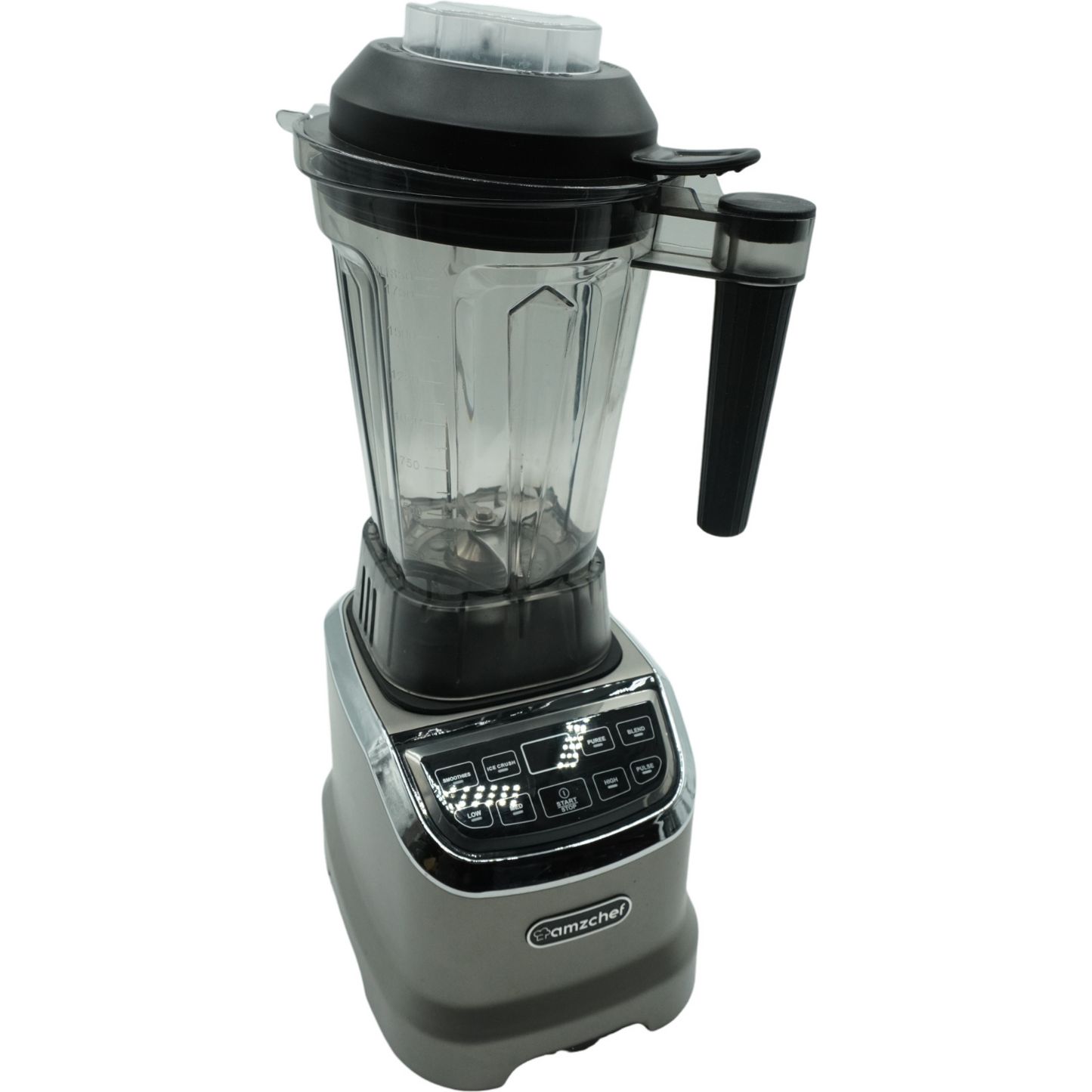 AMZCHEF 2 IN1 Mixer Hochleistungsmixer mit 1850-ml- und 600-ml-Behälter