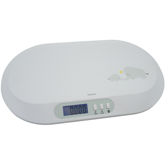 Beurer BY 90 Babywaage mit kostenloser App (iOS + Android) 20kg Weiß (956.06)