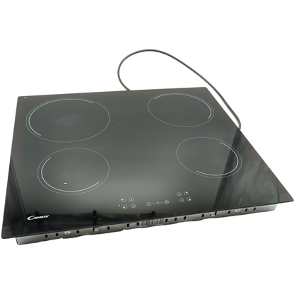 Candy Idea CH64CCB 4U2 Glaskeramik-Kochfeld, 4 Feuer, 60 cm 6,5 kW