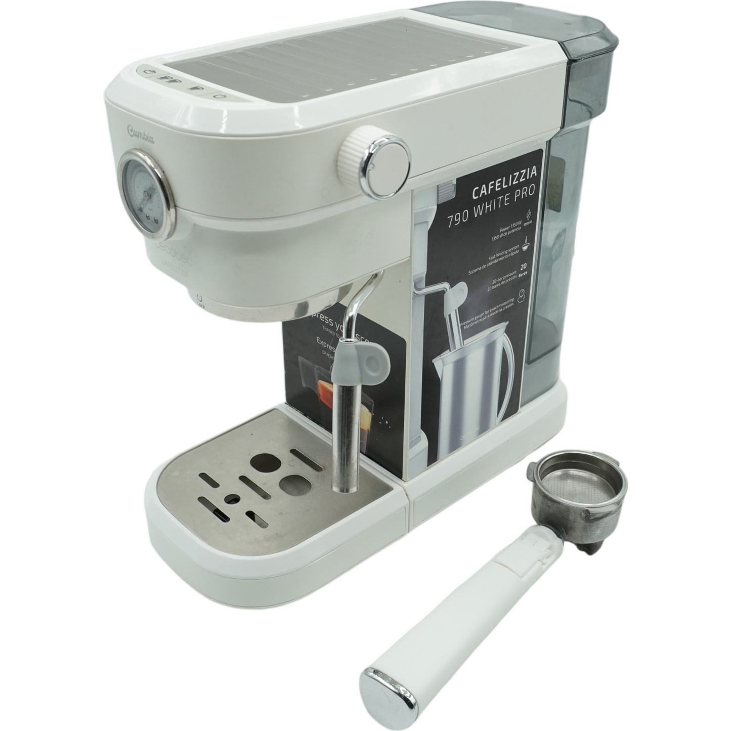Cecotec Espressomaschine Cafelizzia 790 White Pro 1350W Thermoblock-System