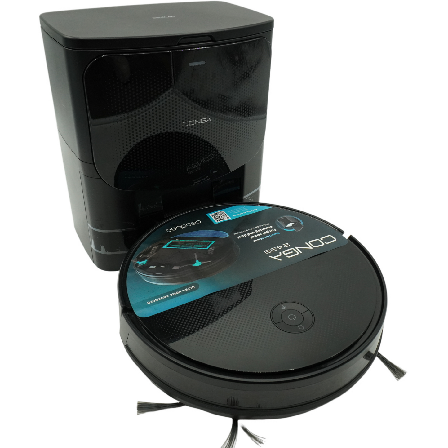 Cecotec Staubsaugerroboter mit Selbstentleerungsbasis Conga 2499 Ultra Home