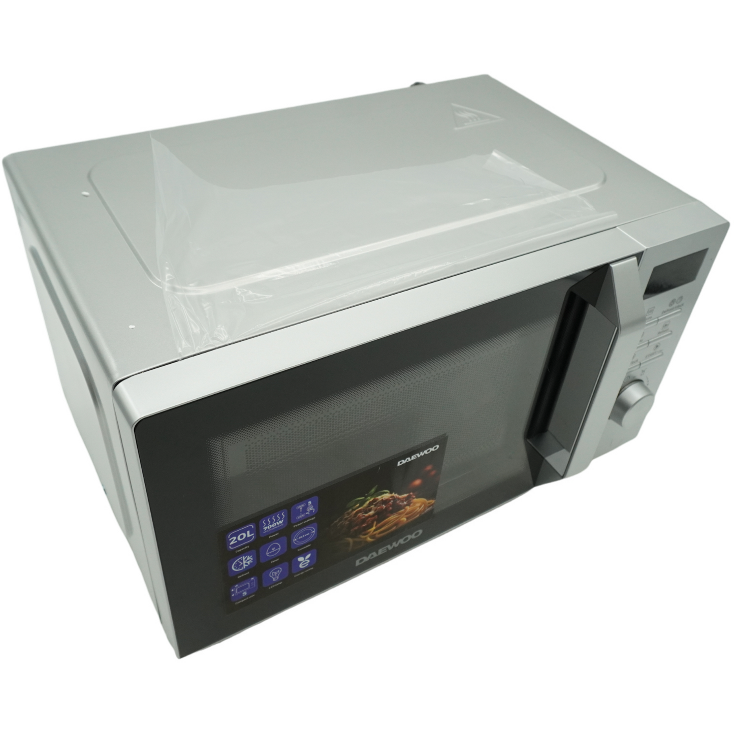 Daewoo MD-FC206SS Solo-Mikrowelle Solo-Mikrowelle, 20 L, 700 W Leistung