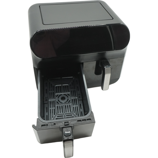 CHEFREE Dual Zone Heißluftfritteuse mit Sichtfenster, 8L XL Kapazität