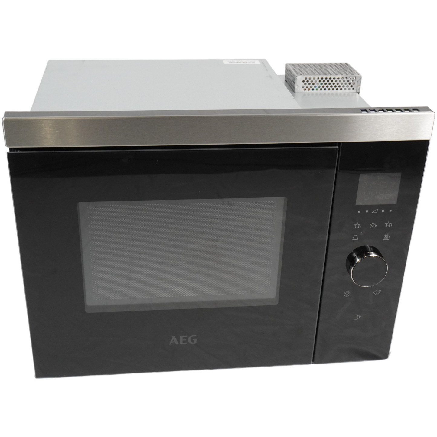 AEG MBB1755SEM 50cm Einbau-Mikrowelle / Touch-Bedienung / Display mit Uhr 800W