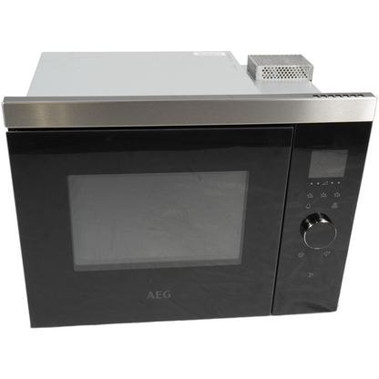 AEG MBB1755SEM 50cm Einbau-Mikrowelle / Touch-Bedienung / Display mit Uhr 800W