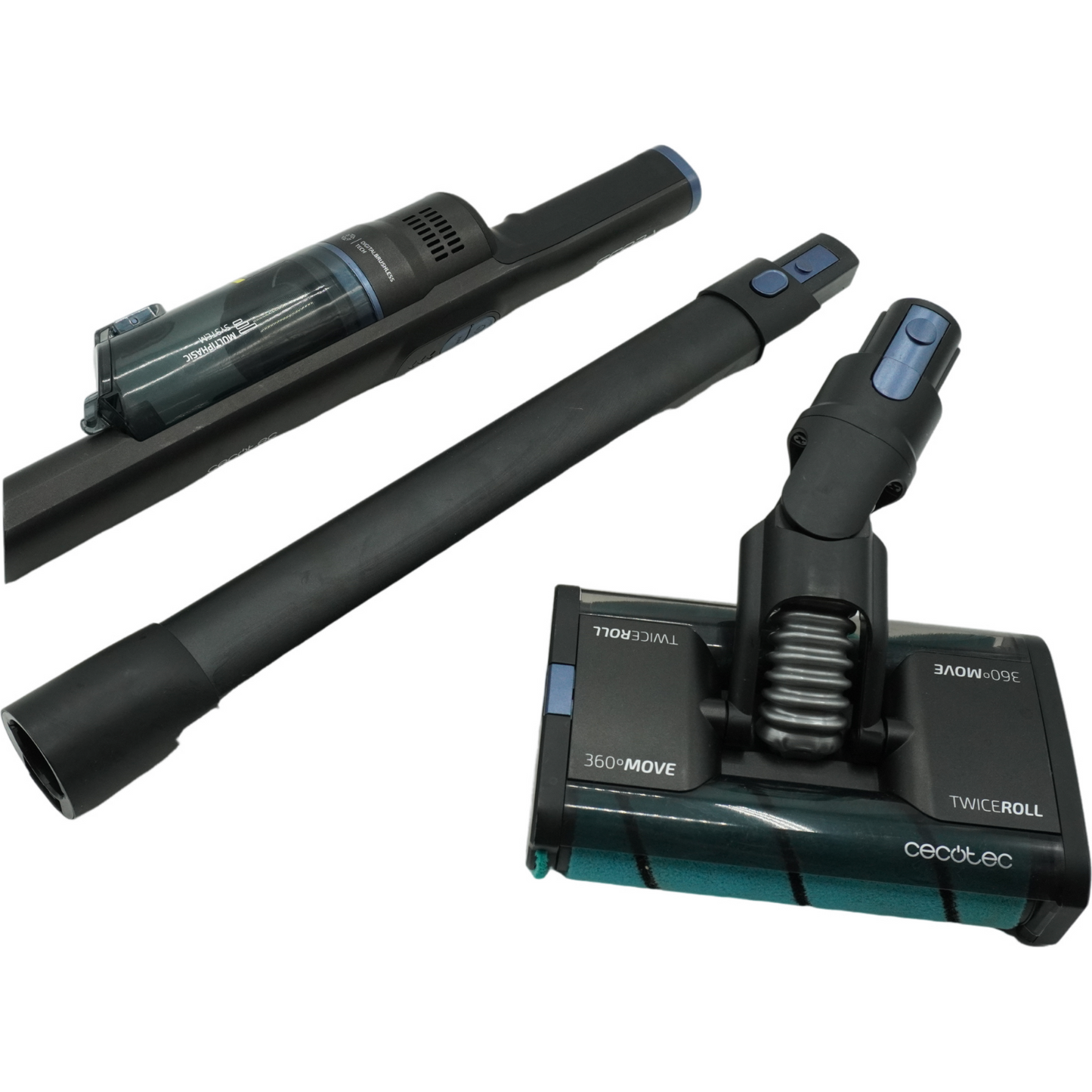 Cecotec Besenstaubsauger Scoba 2100 Twice Animal, bürstenloser Digitalmotor