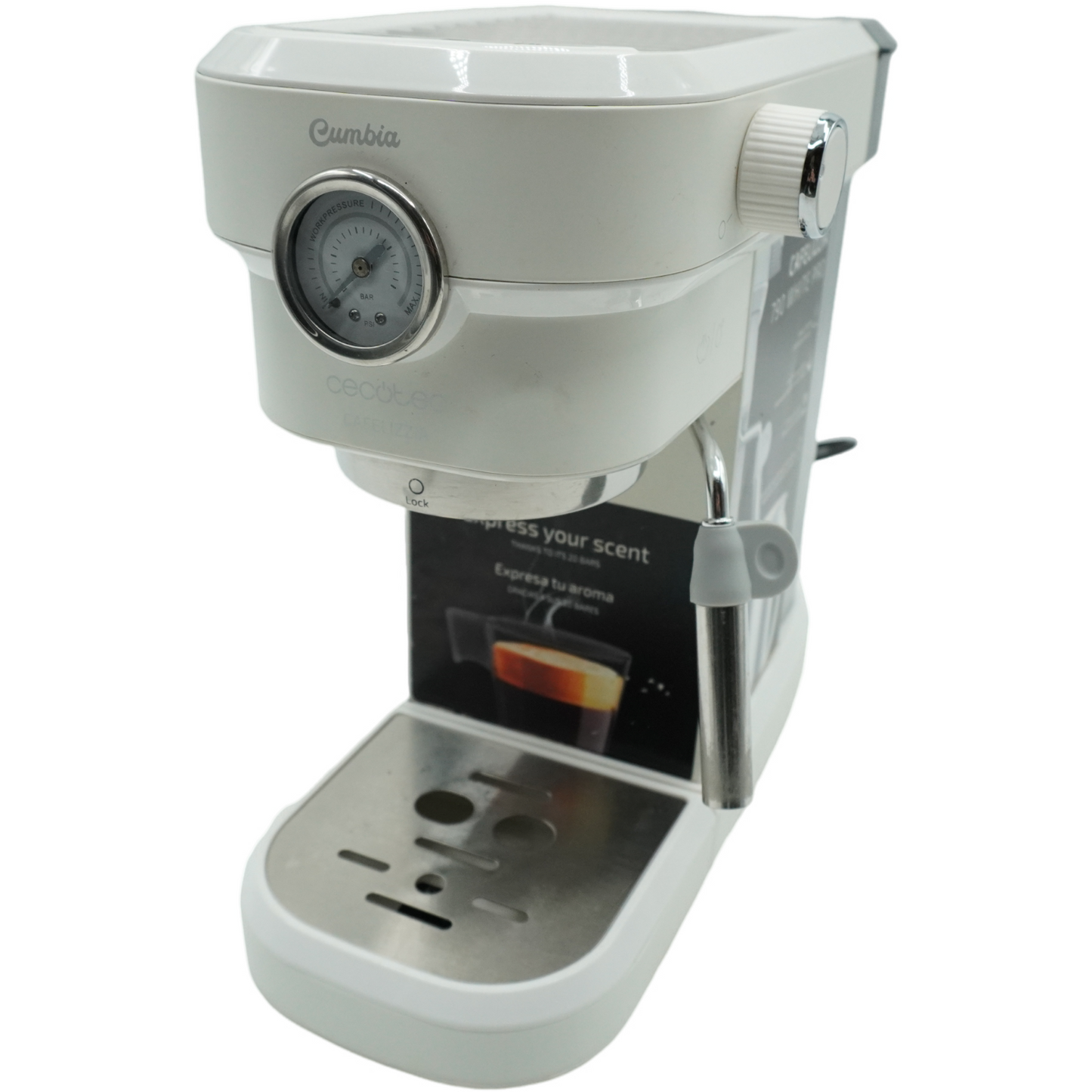 Cecotec Espressomaschine Cafelizzia 790 White Pro 1350W Thermoblock-System