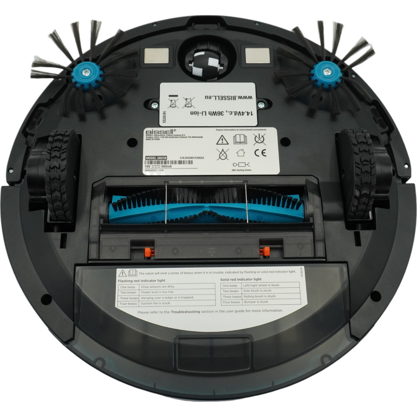 Bissell EV675 Staubsauger-Roboter für Hartböden und Teppiche, bis zu 100 Minuten