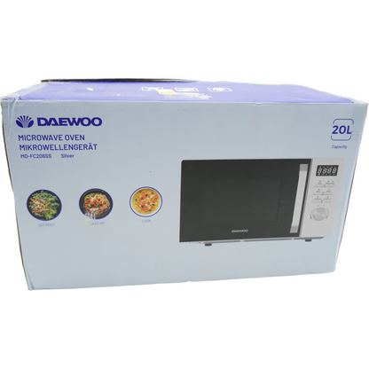 Daewoo MD-FC206SS Solo-Mikrowelle Solo-Mikrowelle, 20 L, 700 W Leistung
