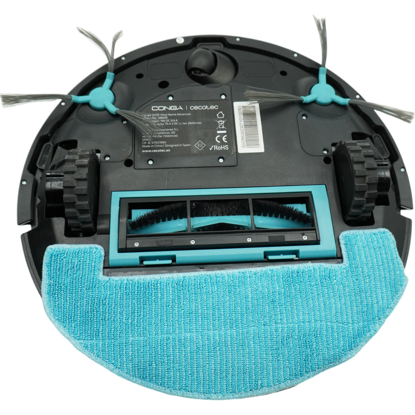 Cecotec Staubsaugerroboter mit Selbstentleerungsbasis Conga 2499 Ultra Home