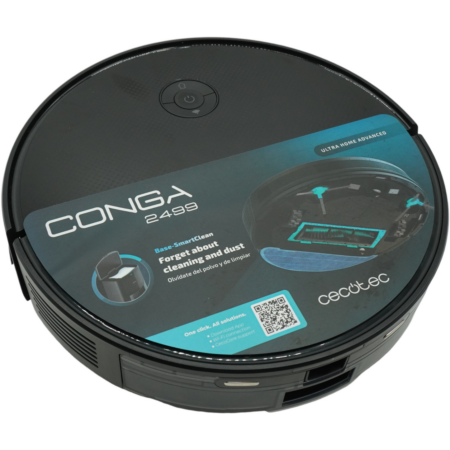 Cecotec Staubsaugerroboter mit Selbstentleerungsbasis Conga 2499 Ultra Home