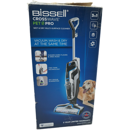 Bissell 2225N Crosswave Pet Pro 3-in-1 Bodenreiniger  Kabellos, Bürstenrolle