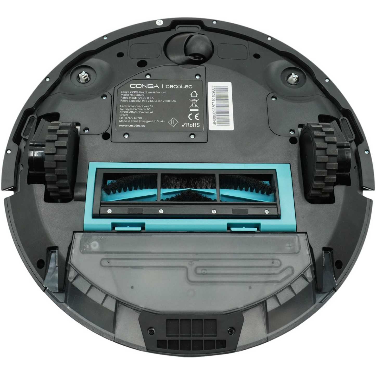 Cecotec Staubsaugerroboter mit Selbstentleerungsbasis Conga 2499 Ultra Home