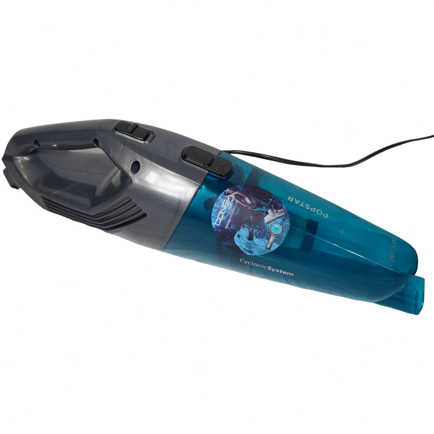 Cecotec Conga Popstar 1500 Animal Duo, 2-in-1 Staubsauger, 600W, 15 kPa