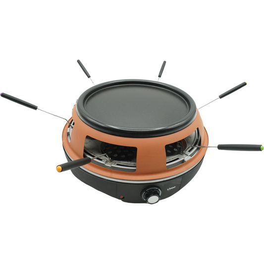 Livoo Mini-Pizzaofen 1200 W braun - DOC304 Raclette Pizzaofen