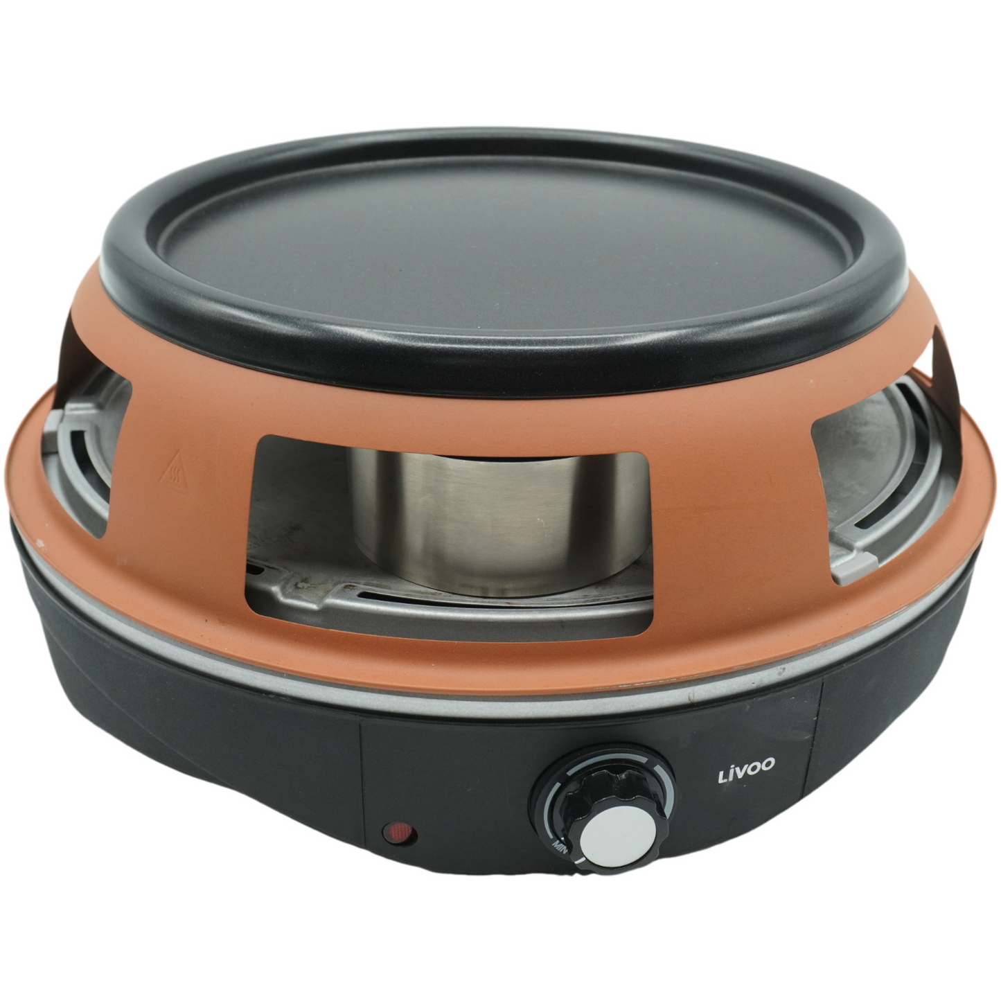 Livoo Mini-Pizzaofen 1200 W braun - DOC304 Raclette Pizzaofen