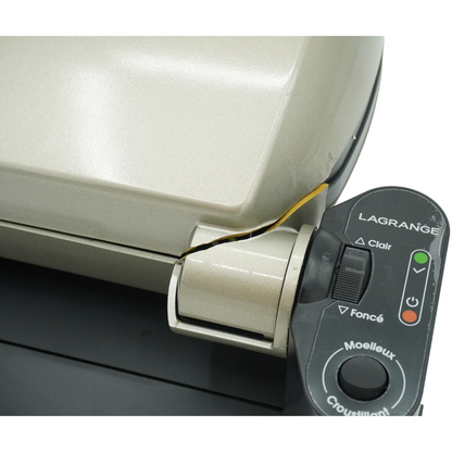 LAGRANGE Premium Waffeleisen 019422 Premium 1200W Taupe