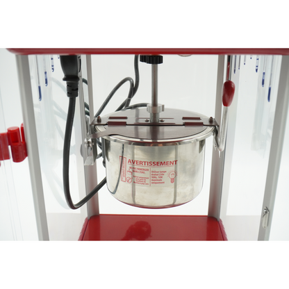 Elite Gourmet EPM-250# Popcornmaschine im klassischen Jahrmarkt-Design zum Hinst