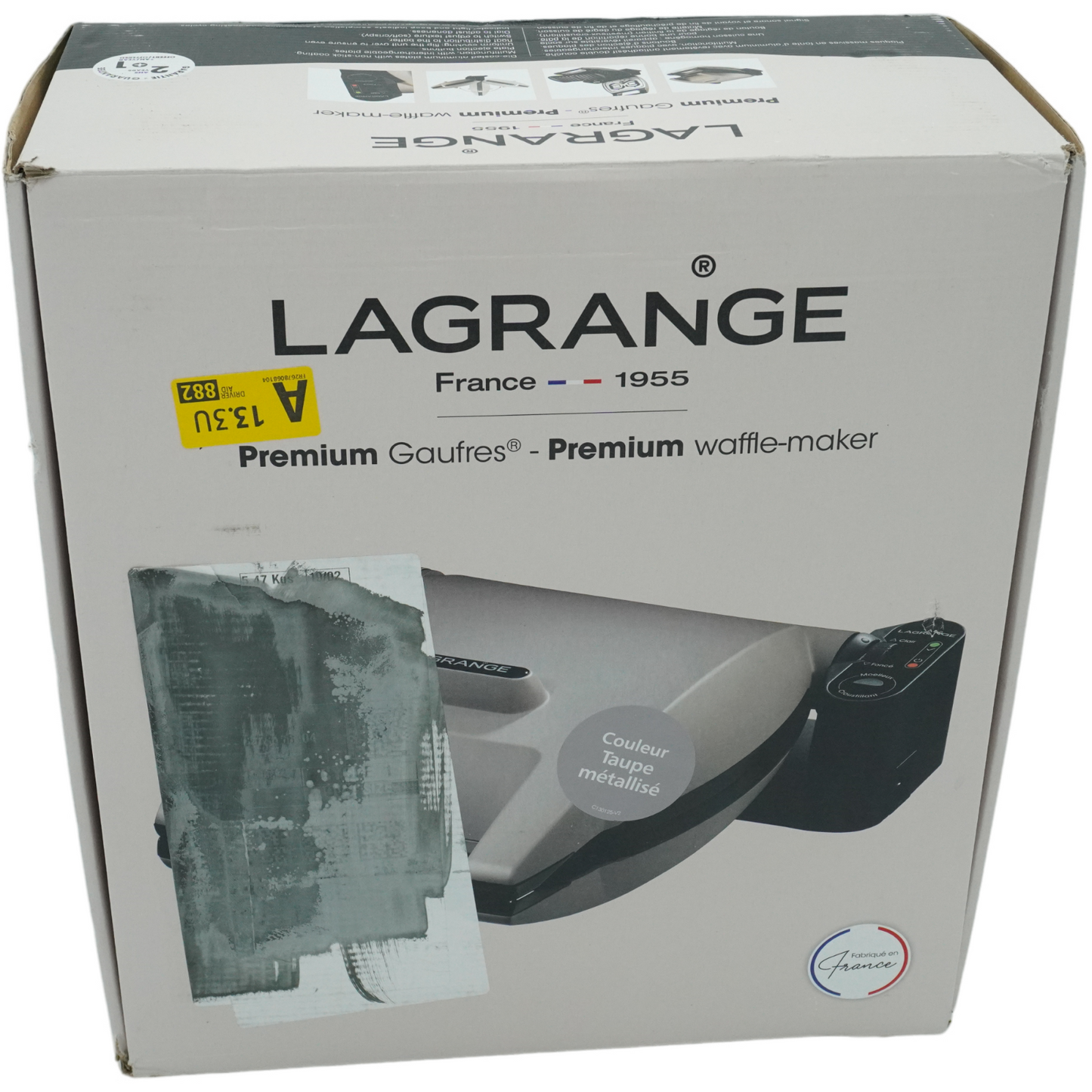 LAGRANGE Premium Waffeleisen 019422 Premium 1200W Taupe