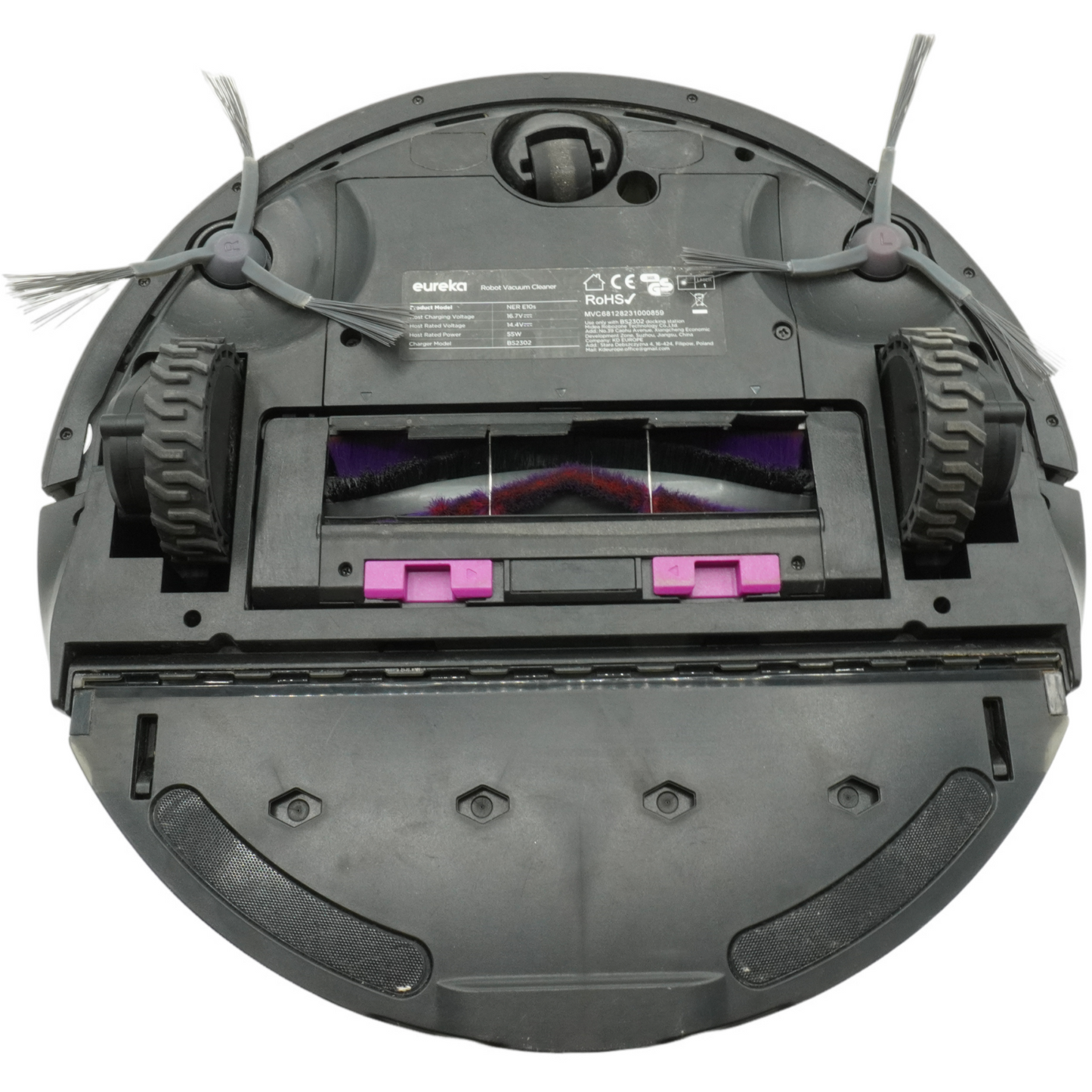 EUREKA E10s DE Saug- & Wischroboter + beutelloser Multi-Zyklon-Absaugstation