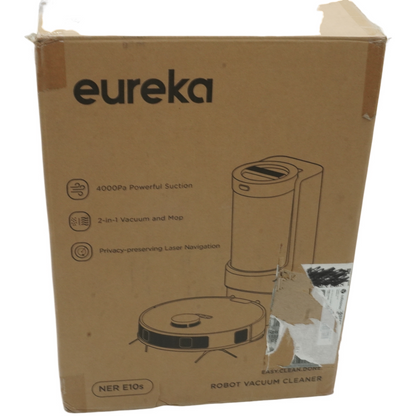 EUREKA E10s DE Saug- & Wischroboter + beutelloser Multi-Zyklon-Absaugstation