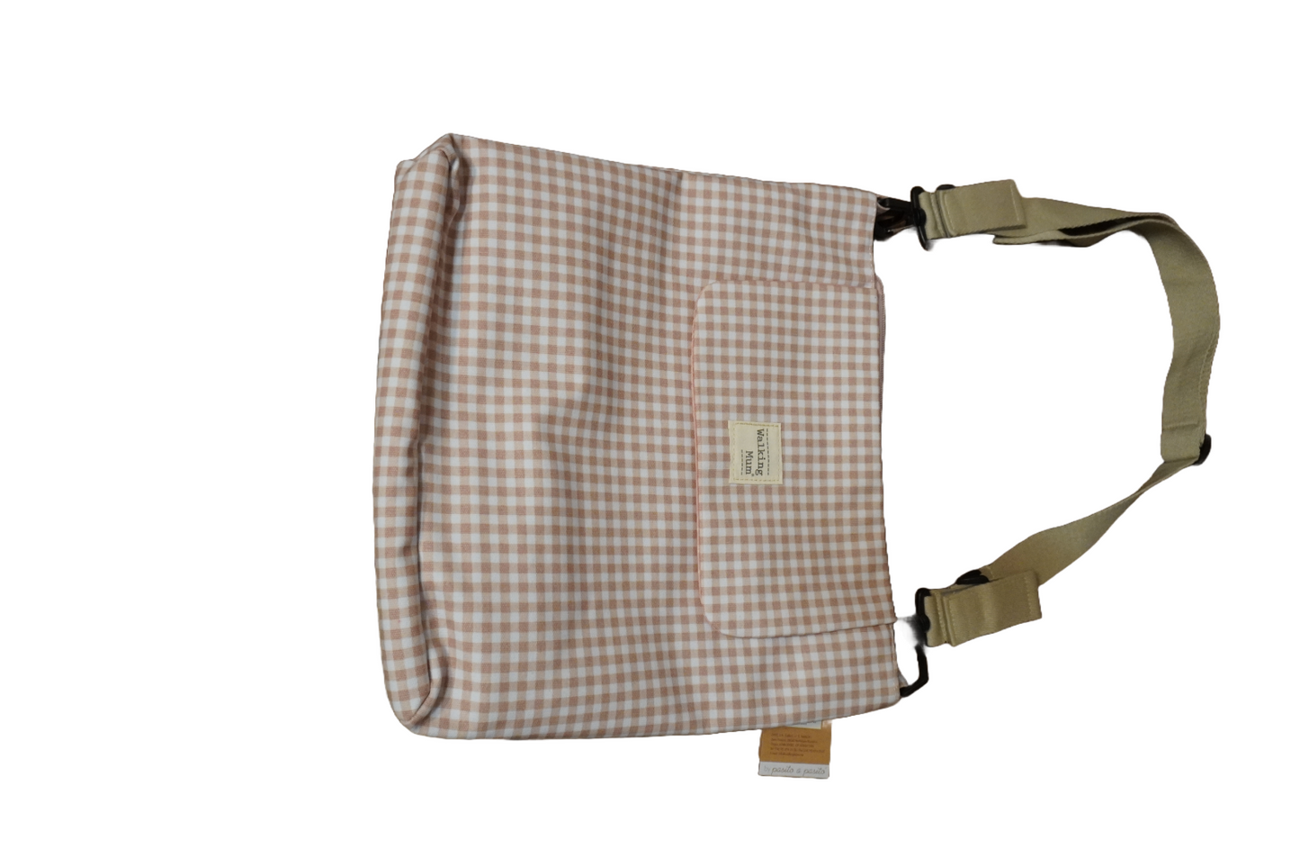 Walking Mum Wickeltasche für Trolley oder Tragetasche, Rosa, 42x36👶🎒🌸