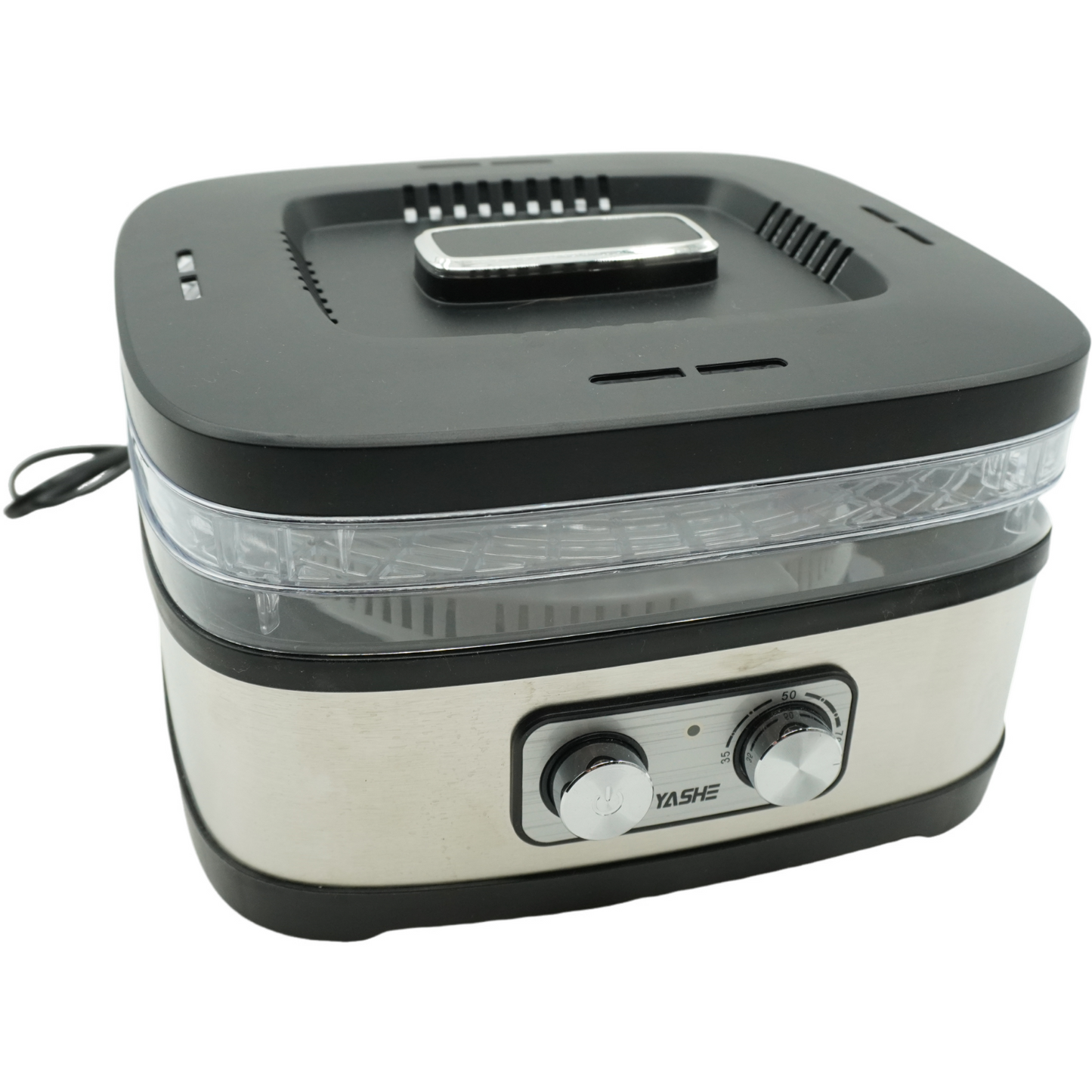 YASHE GGJ-261A Dörrautomat mit 5 höhenverstellbaren Tabletts, Temperaturregelung