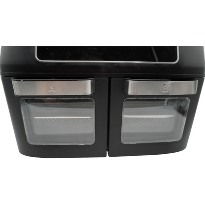 Tower T17102 Vortx Vizion Heißluftfritteuse Mit Zwei Kammern  11 L Schwarz