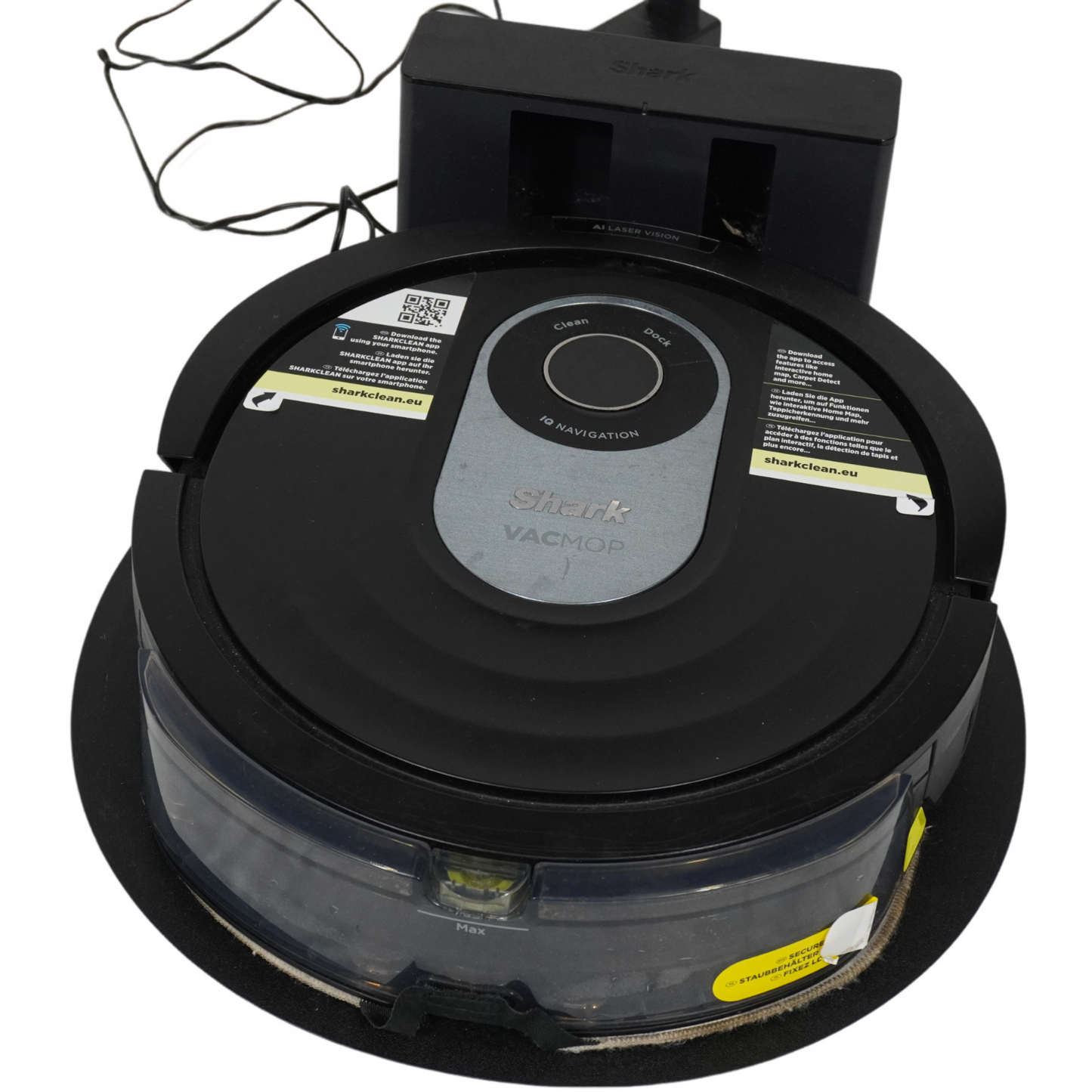 Shark AI Robot VacMop  Staubsauger-Roboter Wischfunktion unvollständig/gebraucht