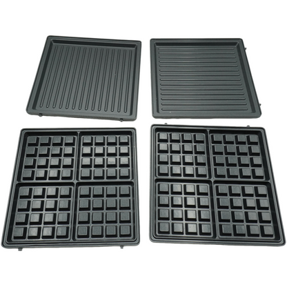 Steinborg 3in1 Sandwichmaker XXL | 3 auswechselbare Platten | 1200 Watt