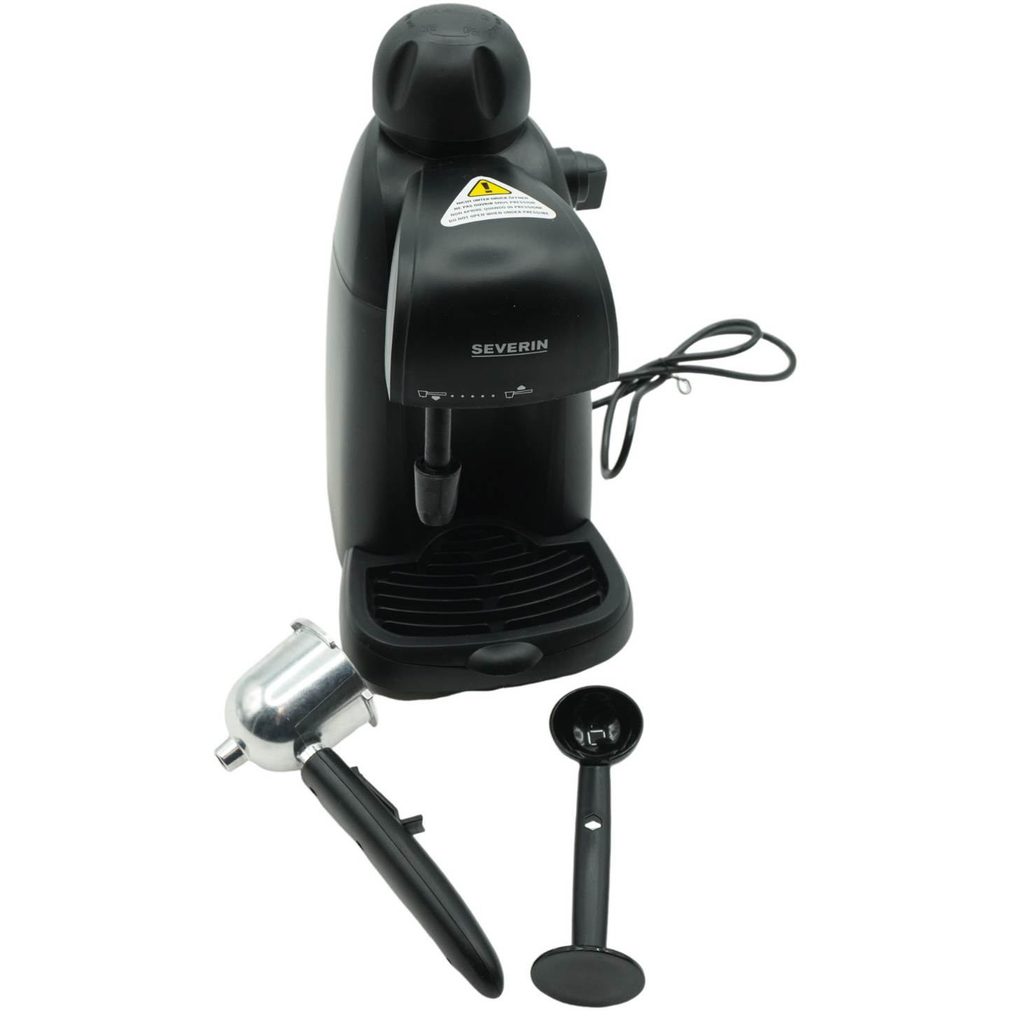 SEVERIN KA 5978 Espressoautomat Inkl. Servierkanne und Messlöffel schwarz