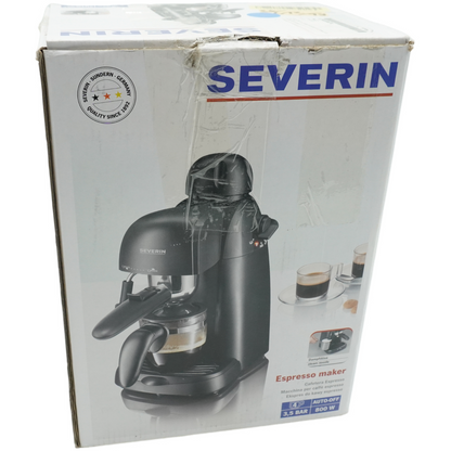 SEVERIN KA 5978 Espressoautomat Inkl. Servierkanne und Messlöffel schwarz