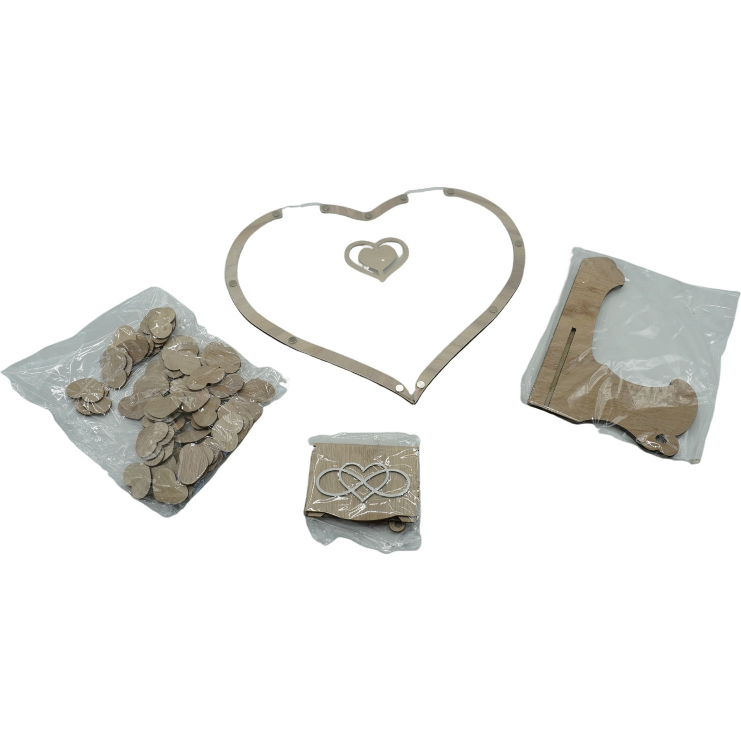 Arespark Hochzeits Gästebuch Alternatives Hochzeitsgästebuch Holzherzen